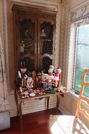 Baker Furniture French Provincial Desk & Ladder Back Chair - Made in Spain