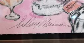 LeRoy Neiman “Polo Lounge” # 480/700 2 Piece Framed Picture