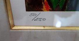 LeRoy Neiman Serigraph “Derby Day Paddock” # 50/250