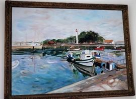 Vaw Liena Seascape Painting 40"x48"