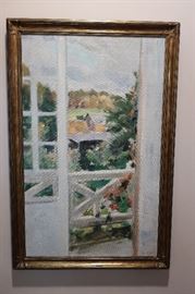 Vaw Liena  Oil Window Painting