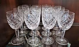 Waterford Crystal Goblets, Wine Glasses