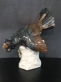 Large porcelain Grouse by Karl Ens of Germany 