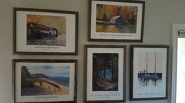 Leland Winery Framed Posters (Signed)