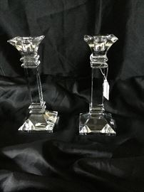 Pair Waterford Candlestick Holders