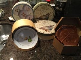 Pottery Barn and Crate & Barrel Appetizer Plates