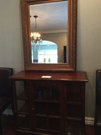 Pottery Barn Glass Front Display Cabinet