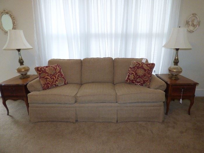 Clayton Marcus sofa with matching arm chair