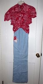 Vintage bell bottom pants outfit