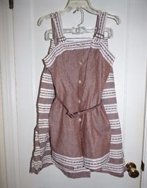 Vintage romper with matching skirt