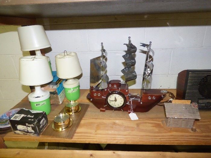 Vintage ship clock (as is)