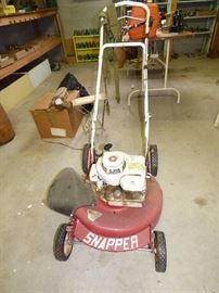 Vintage Snapper push mower 