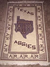 Texas A&M Throw Rug