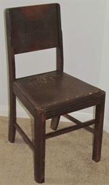 Depression Era Wood Side Chair