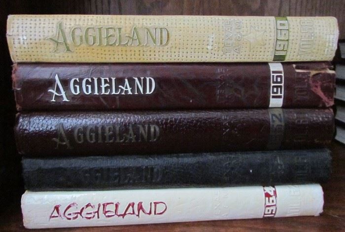 Texas A&M "Aggieland" Yearbooks (1960-1964)