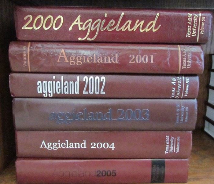 Texas A&M "Aggieland" Yearbooks (2000-2005)