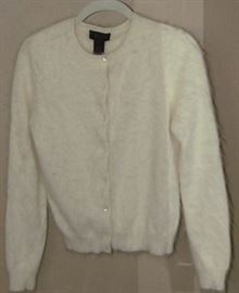 Ralph Lauren Vintage White Mohair Sweater