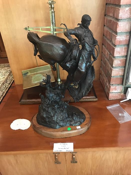 G. Harvey Bronze "Green Broke" 
1983