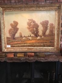 Bill Mittag "Before the Sand Creek Tragedy" painting 