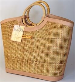 Lot 90. Tommy Bahama Calypso Cane Market Bag