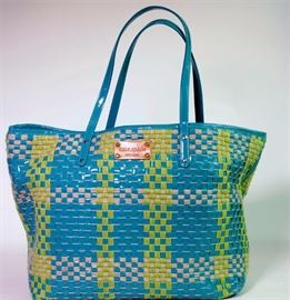 Lot 65. Kate Spade Woven Tote Bag
 