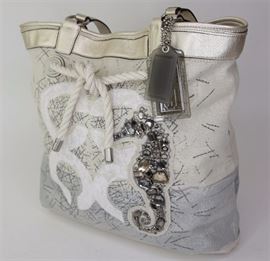 Lot 78. Two Ocean Themed Coach Handbags