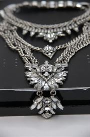 Lot 125. Bauble Bar Choker and Statement Necklace Pair