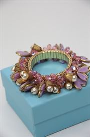 Lot 127. Faux Pearl Costume Bracelet
