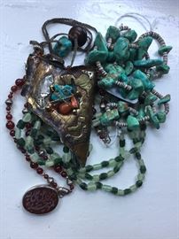 Turquoise and sea glass and....