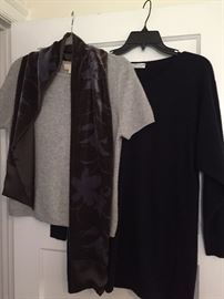 Cashmere Shirt, Dress and Giorgio Armani scarf.
