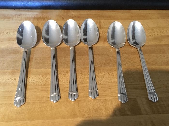 6 Aria Cristofle spoons