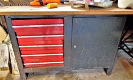 5 Drawer Work Bench