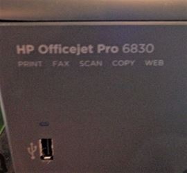 HP Officejet Pro 6830 Printer, Fax, Scan, Copy, Web