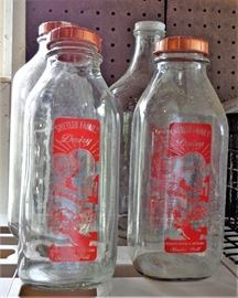 Shetler Family Dairy Milk Bottles