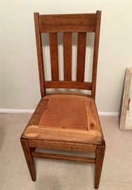 Antique wooden chair