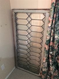 Leaded antique glass window
