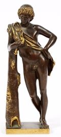 Lot#2386, CLASSIC BRONZE MALE NUDE C. 1890 H 7 1/4"