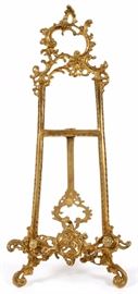 Lot#2433, BRASS TABLE EASEL, H 21" L 8.25" French style.