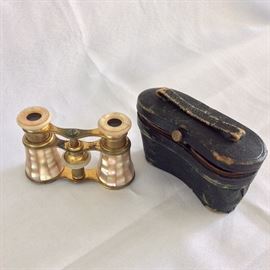 Lemaire Mother of Pearl Opera Glasses. 
