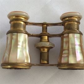 Lemaire Mother of Pearl Opera Glasses. 
