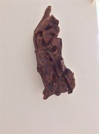 Carved Driftwood. 