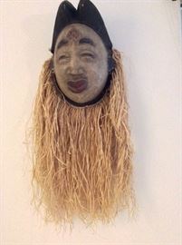 African Headdress from the Punu Tribe. 