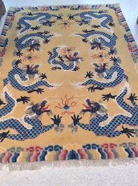 Chinese Dragon Rug. 