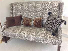 Animal Print Sofa. 