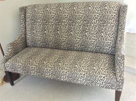 Animal Print Sofa. 