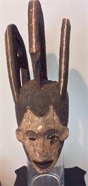 African Tribal Mask Puma Tribe. 