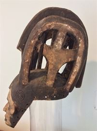 African Tribal Mask Puma Tribe. 