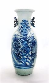 BLUE AND WHITE VASE
