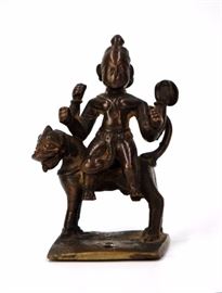 BRONZE BHAIRAVA ON MOUNT
