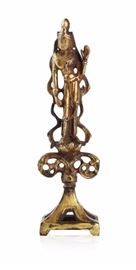 BRASS DEITY FIGURINE
